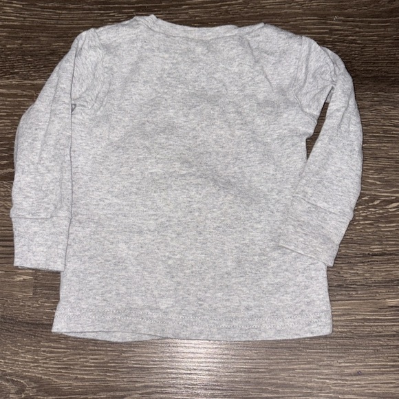 Carter’s Christmas pajama set with long sleeve cotton top and pants - Picture 3 of 5